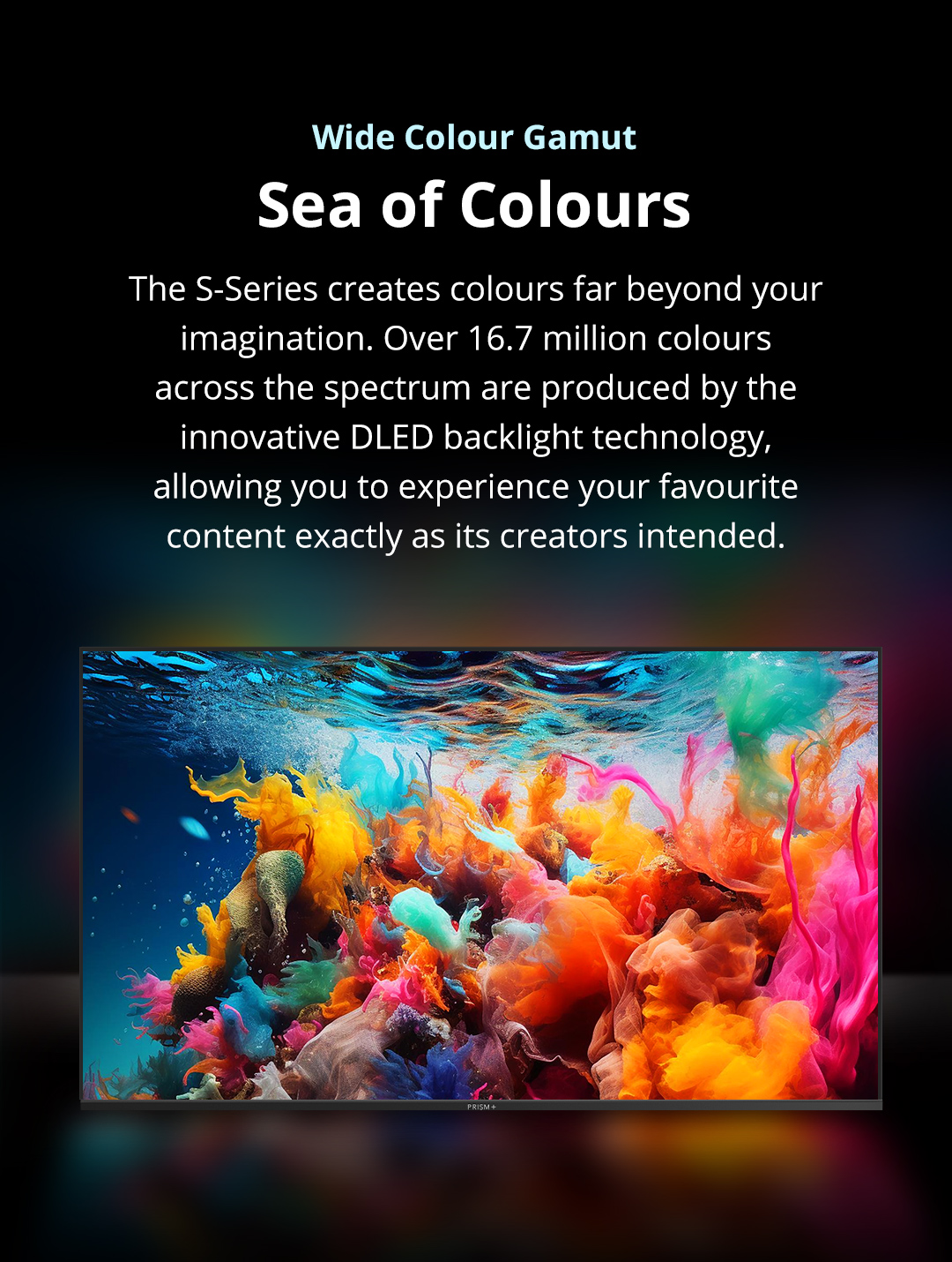 PRISM+ S40 DLED | Google TV | 40 pollici | Quantum Colors | Google Playstore | HDR10 | Dolby Vision | Dolby Atmos [Consegna in 5-7 giorni lavorativi]