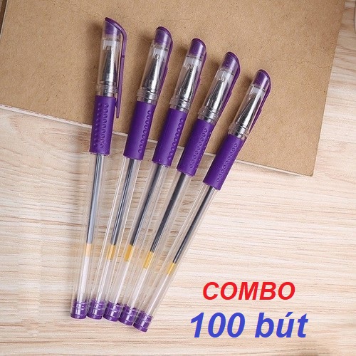 Set 100 bút mực tím cho học sinh