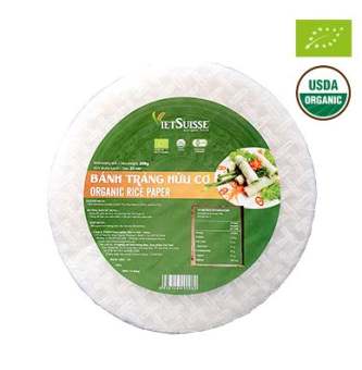 Bánh tráng lứt hữu cơ Vietsuisse 200g