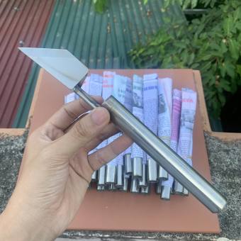 Dao Gọt Dứa/Thơm/Khóm Inox Không Gỉ - Dụng Cụ Lấy Mắt Siêu Nhanh Siêu Bền
