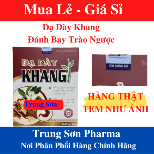 Dạ Dày Khang 👍 [CHÍNH HÃNG] ❤️ Lựa Chọn Cho Người Trào Ngược, Viêm Loét Dạ Dày, Khuẩn HP - TS001