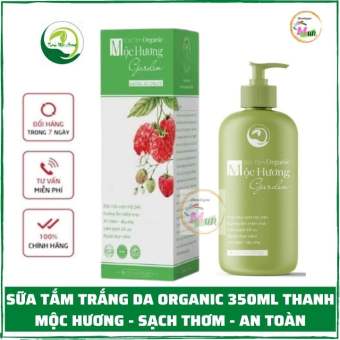 Sữa tắm Organic Thanh Mộc Hương 350ml - sạch thơm, trắng hồng, hết viêm nang lông