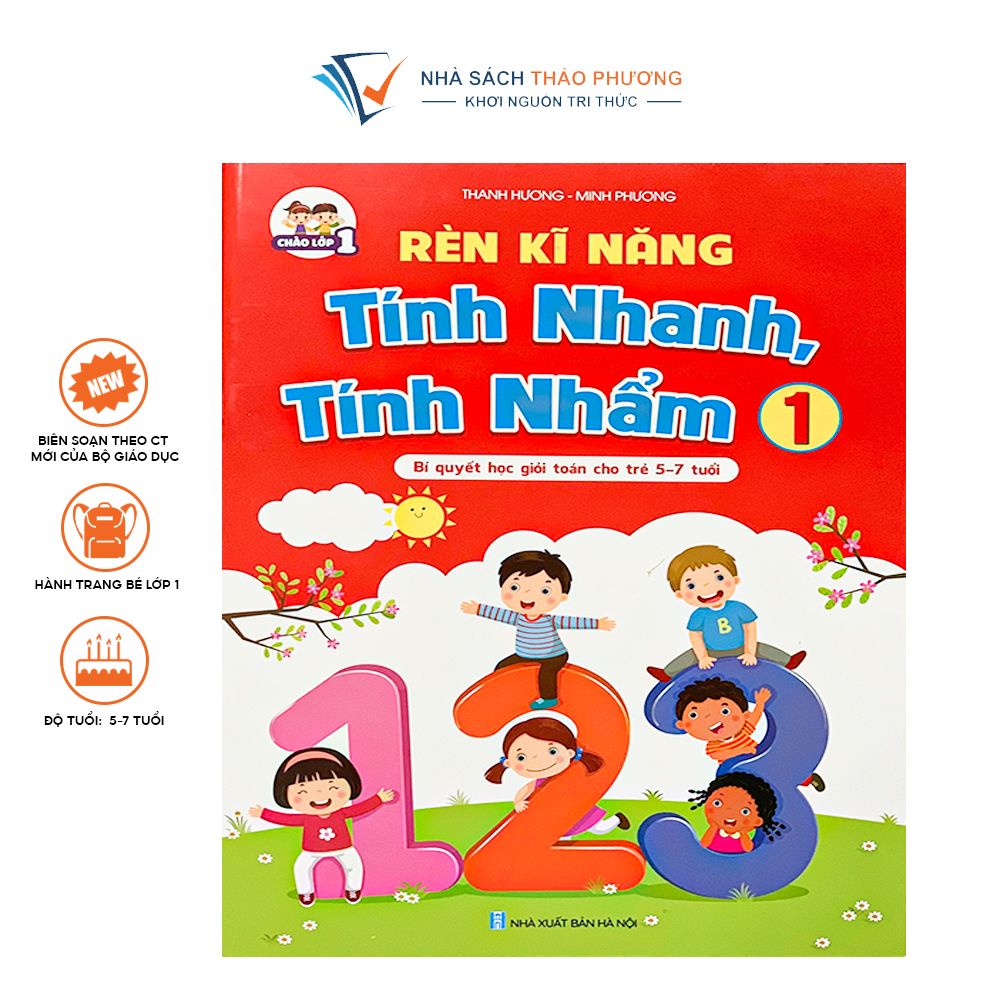 Sách - Rèn kỹ năng tính nhanh tính nhẩm bí quyết giúp con học giỏi môn toán-thaophuongbooks