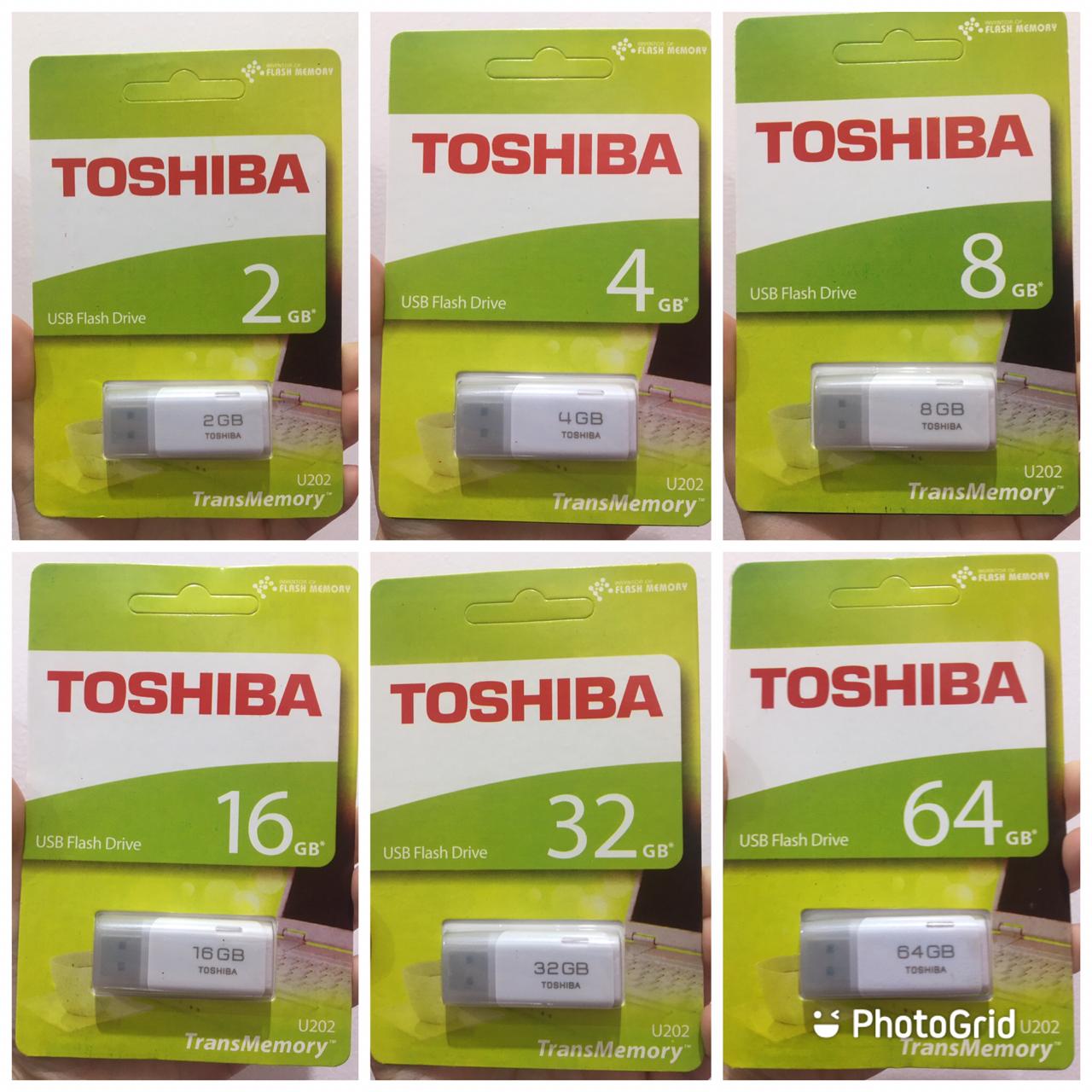FLASHDISK TOSHIBA 2GB / 4GB / 8GB / USB TOSHIBA 16GB / 32GB / 64GB Harga 13,900 rupiah*Gratis Ongkir