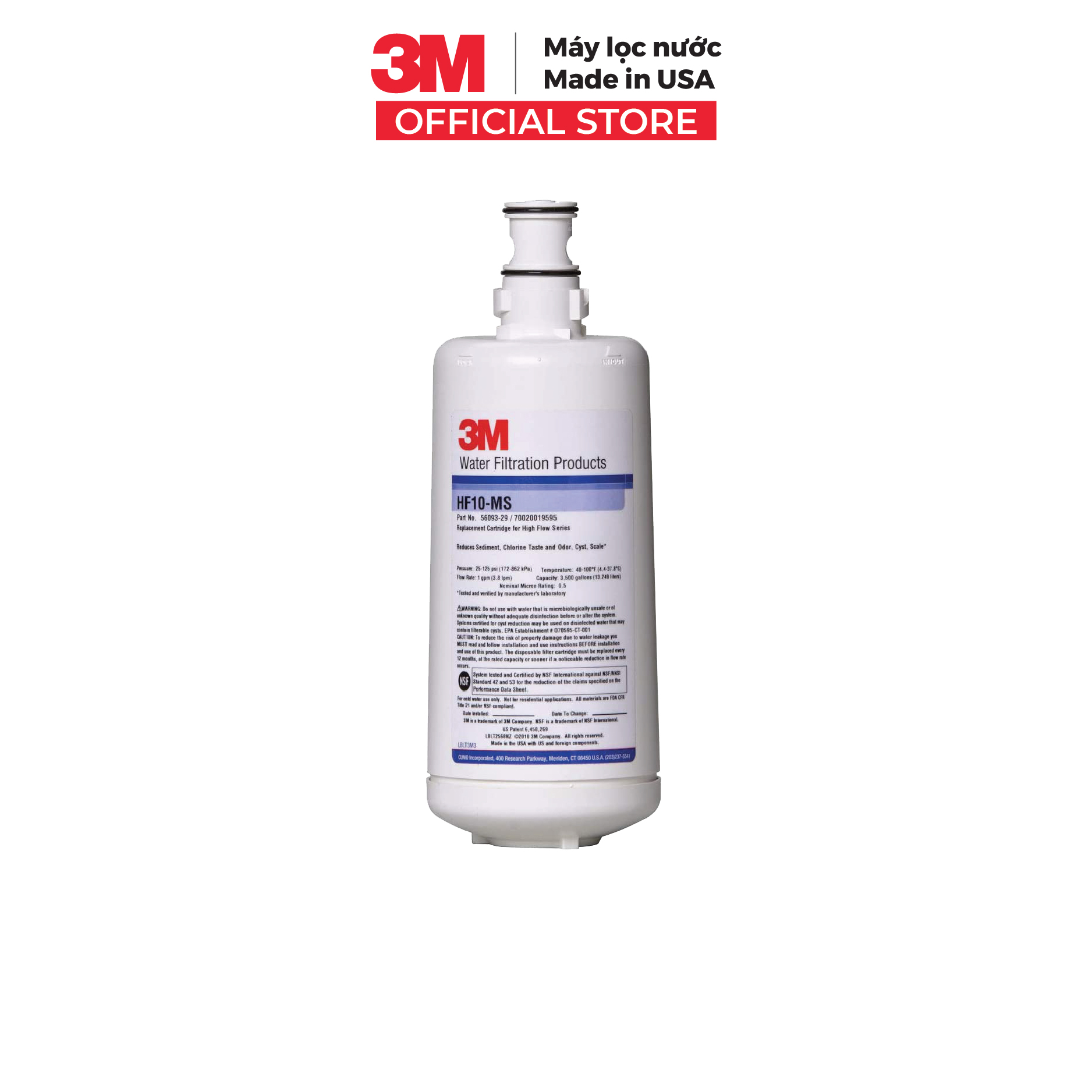 Lõi thay thế cho máy lọc nước 3m brew110-ms