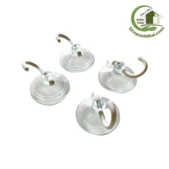 Hít kính treo đồ - móc treo tường kính - móc treo đồ dán kính - 1 cái