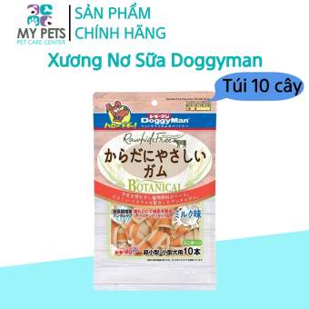 Xương nơ sữa Doggyman dành cho chó - Túi 10 cây
