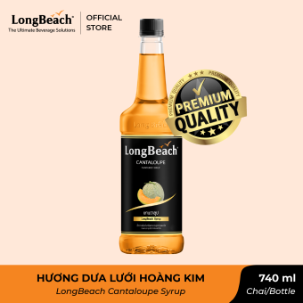 Siro Dưa LướI Hoàng Kim - LongBeach Cantaloupe Flavoured Syrup 740ml