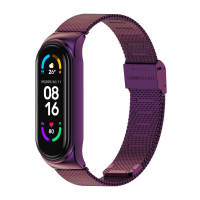 For Xiaomi Mi Band 9 10 8 7 6 5 Replacement Strap Miband 9 8 7 6 Bracelet Global Version Metal Wrist Strap Band For Mi Band 9 / Mi Band 8 / Mi Band 7 / Mi Band 6 /  Mi Band 5 / Mi Band 10