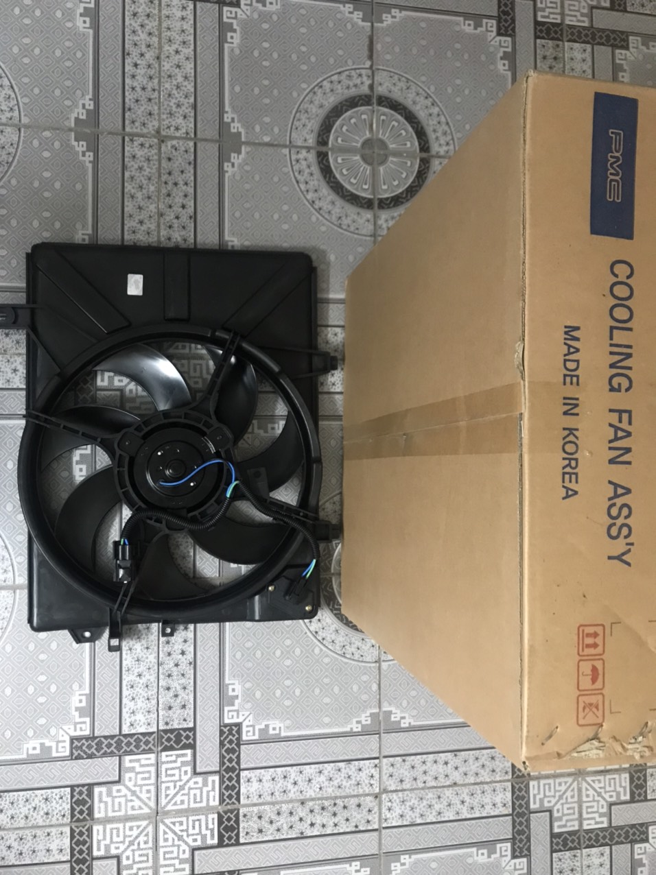 Quạt két nước xe gez 1.1 - made in korea