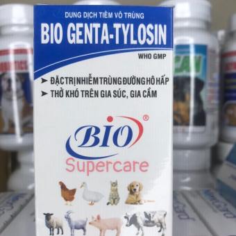 Bio Genta Tylosin 100ml - Viêm Phổi Tiêu Chảy Chó Mèo