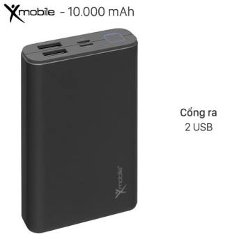 Pin sạc dự phòng 10.000 mAh Lightning Xmobile LJ JP90S Nhôm Xám ( Likenew )