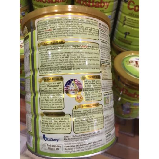 sữa colos baby BIO (800)g số 0