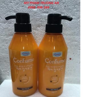 Dầu Xả khô dưỡng và tạo kiểu Tóc Welcos Confume Hàn Quốc 400ml  - Zeelee