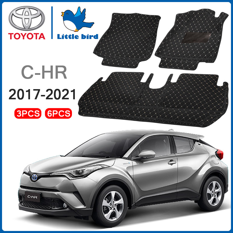 Little Bird พรมปูพื้นรถยนต์ โรงงานผลิตของไทย Toyota CHR 2017-2021 C-HR การรับประกันคืนสินค้าภายใน7วัน พรมรถยนต์ ราคา 1,599 บาท*ส่งฟรี