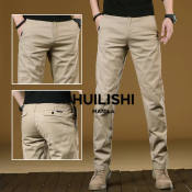 Huilishi Chino Men's Fashion Trousers