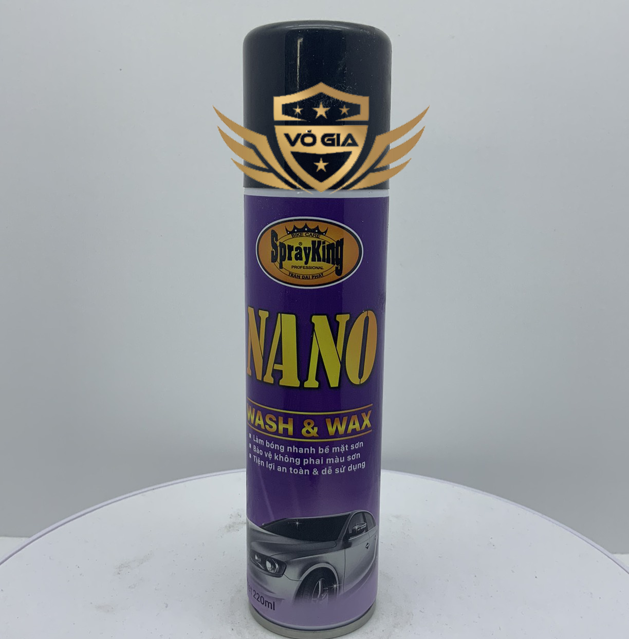 Nano sprayking wash & wax đánh bóng dàn áo