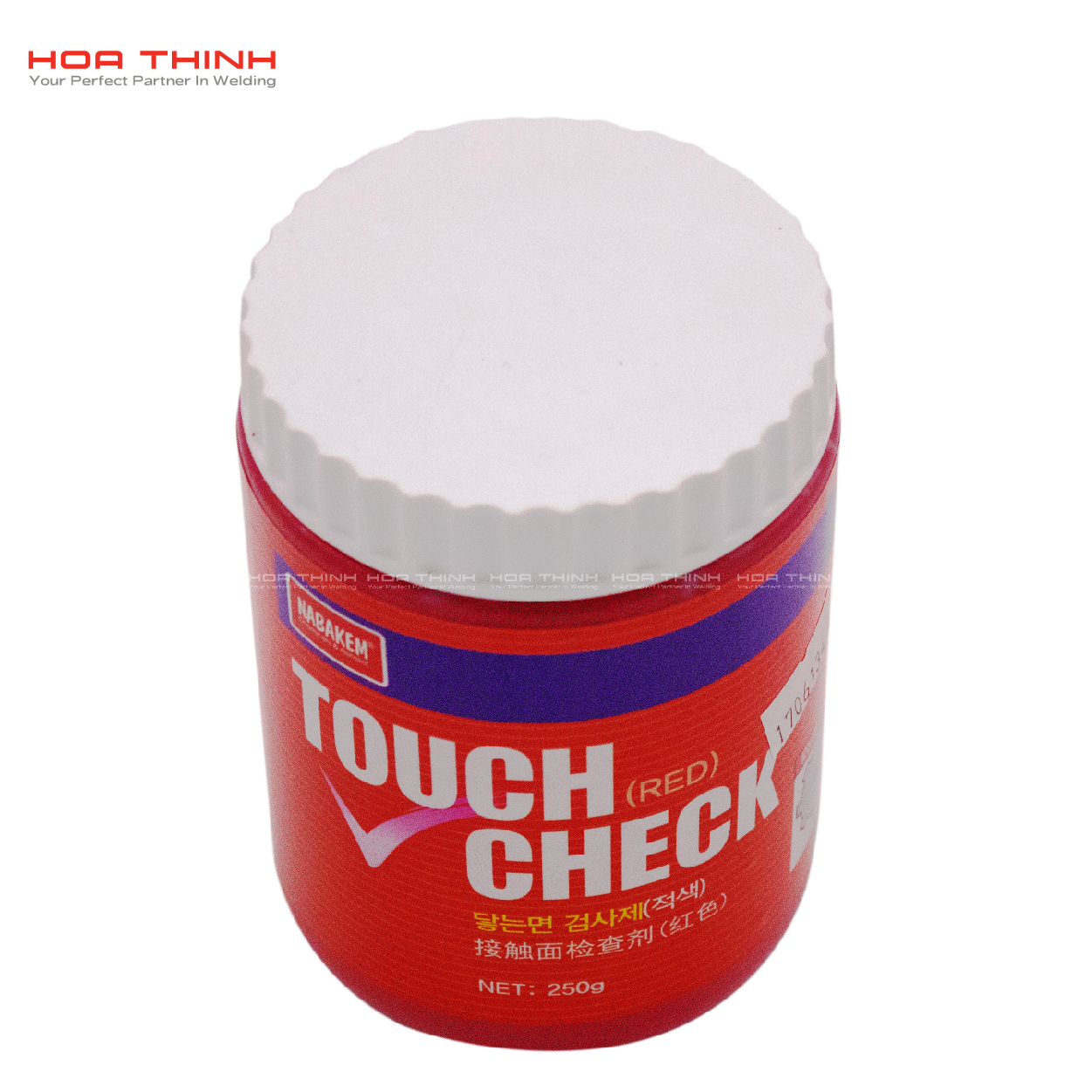 Nabakem - Touch check - red dung dịch kiểm tra tiếp xúc bề mặt, 250ml/hộp