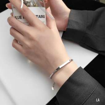 Lắc tay bạc ý cao cấp,Vòng tay nữ khắc chữ miễn phí,Vòng tay cặp đôi xinh xắn,VÀNG BẠC AN CHI