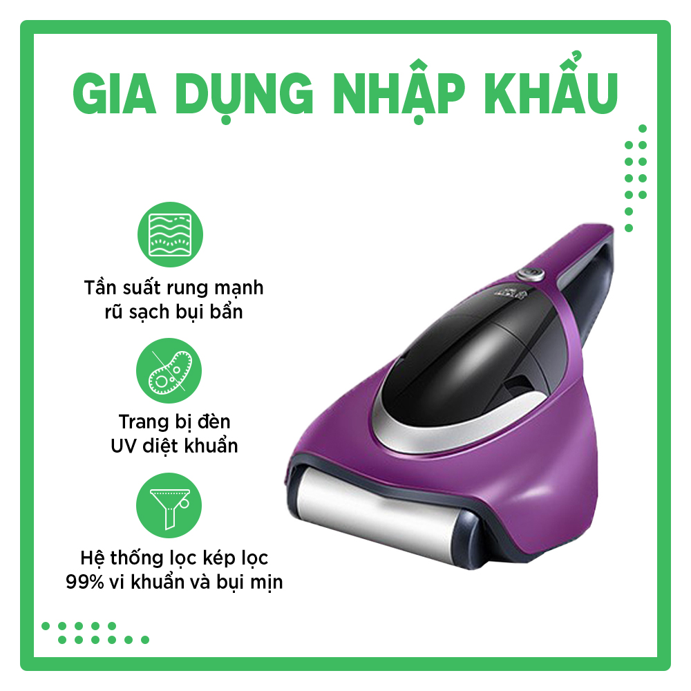 Máy hút bụi puppyoo uv wp609 - máy hút bụi khử khuẩn bằng tia uv
