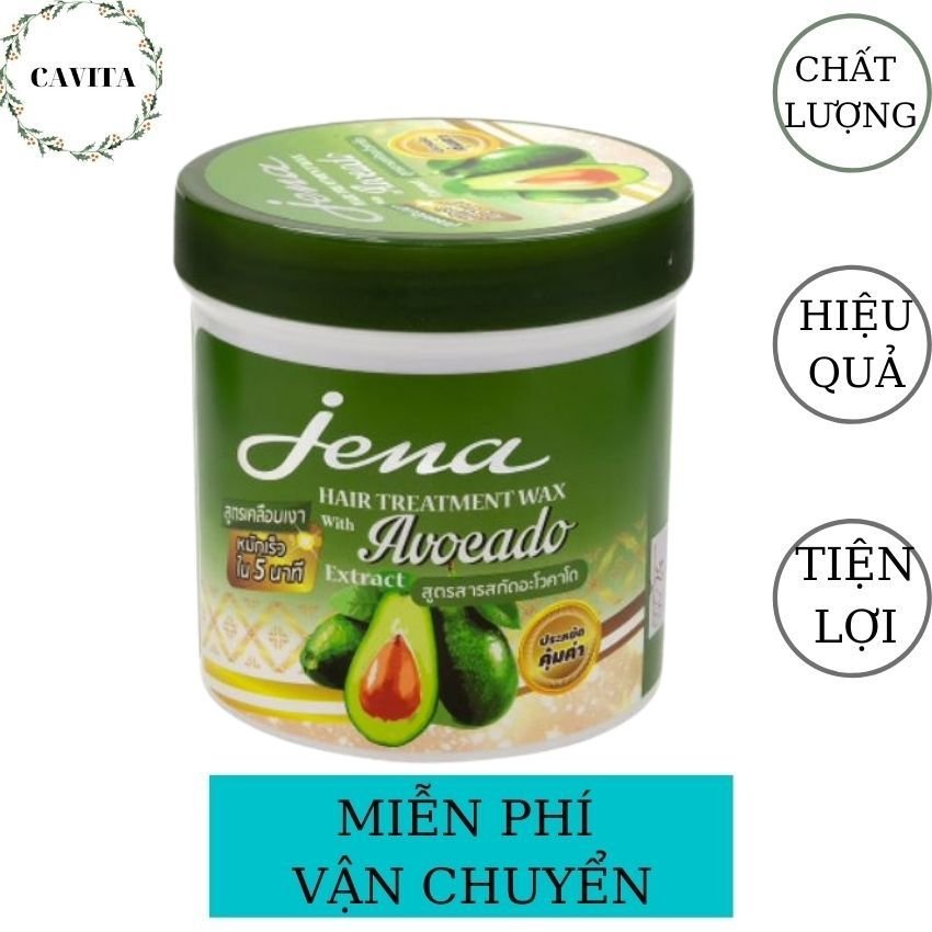 [FREESHIP] Kem Ủ Tóc Bơ Jena 500g Thái Lan CAVITA giúp tóc suôn mượt chắc khỏe chống gãy rụng