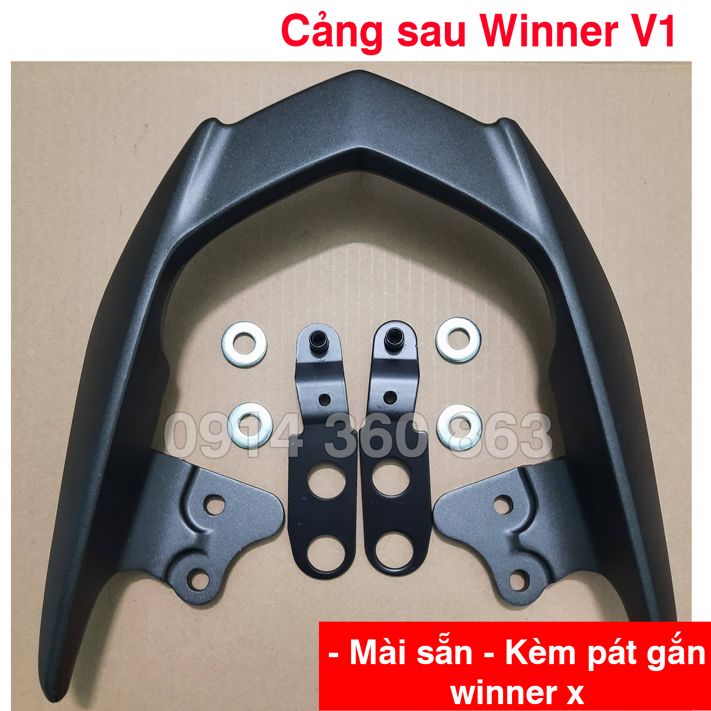 Cảng sau Winner V1 gắn Winner X