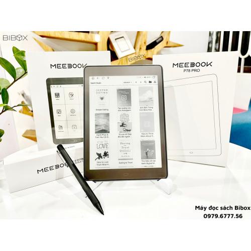 Máy đọc sách Meebook P78 Pro bản 2022 + Bút + Bao da - Tặng túi chống sốc và kho sách của Bibox - Hàng chính hãng