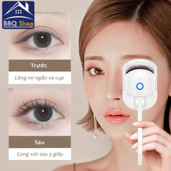 Kẹp Uốn Cong Mi Bằng Điện Cao Cấp Nhỏ Gọn Đa Năng, Máy Uốn Mi Bằng Điện Cao Cấp, Dụng Cụ Kẹp Mi Điện , Kẹp Bấm Mi Giữ Nếp Lâu Dài Bằng Nhiệt,Có Cổng Sạc USB