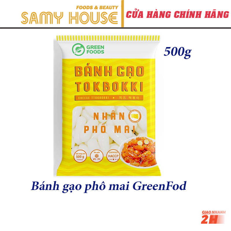 Bánh gạo nhân phô mai green foods 500g