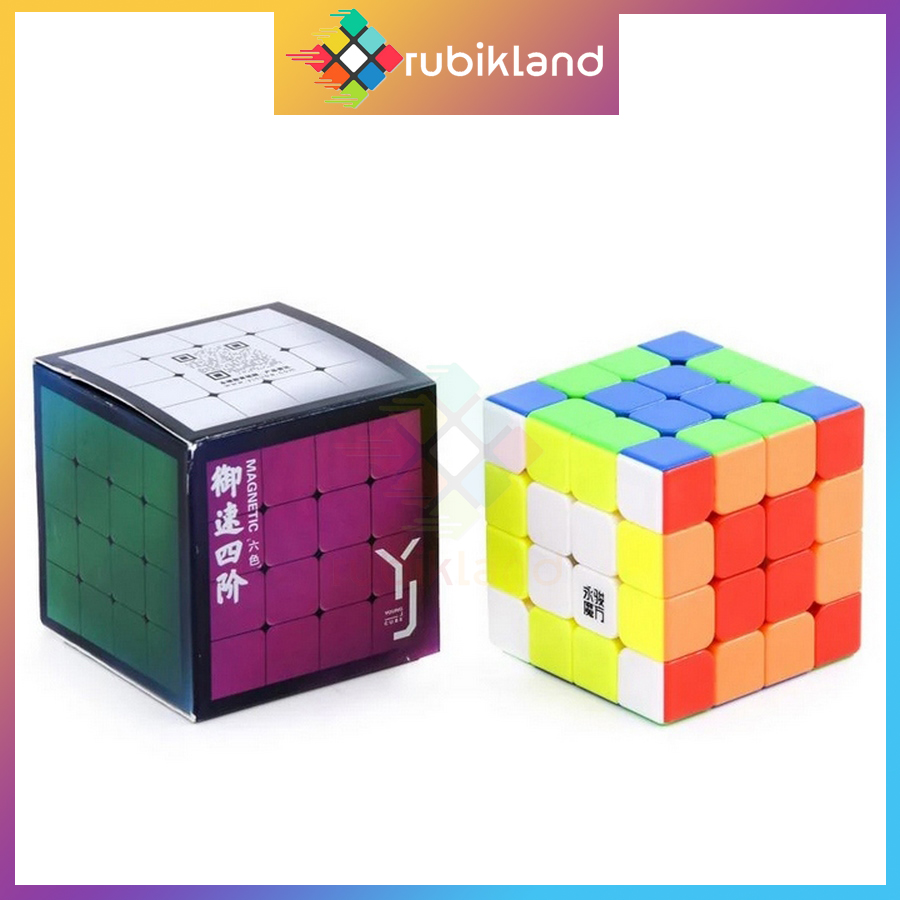 Rubik 4x4 Nam Châm YongJun YuSu V2 M Stickerless YJ V2M Rubic 4 Tầng Đồ