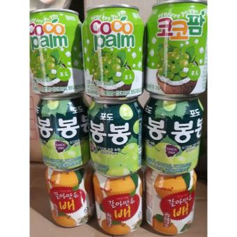 Nước Ep Nho/Lê Hàn Quốc Haitai lon 238ml