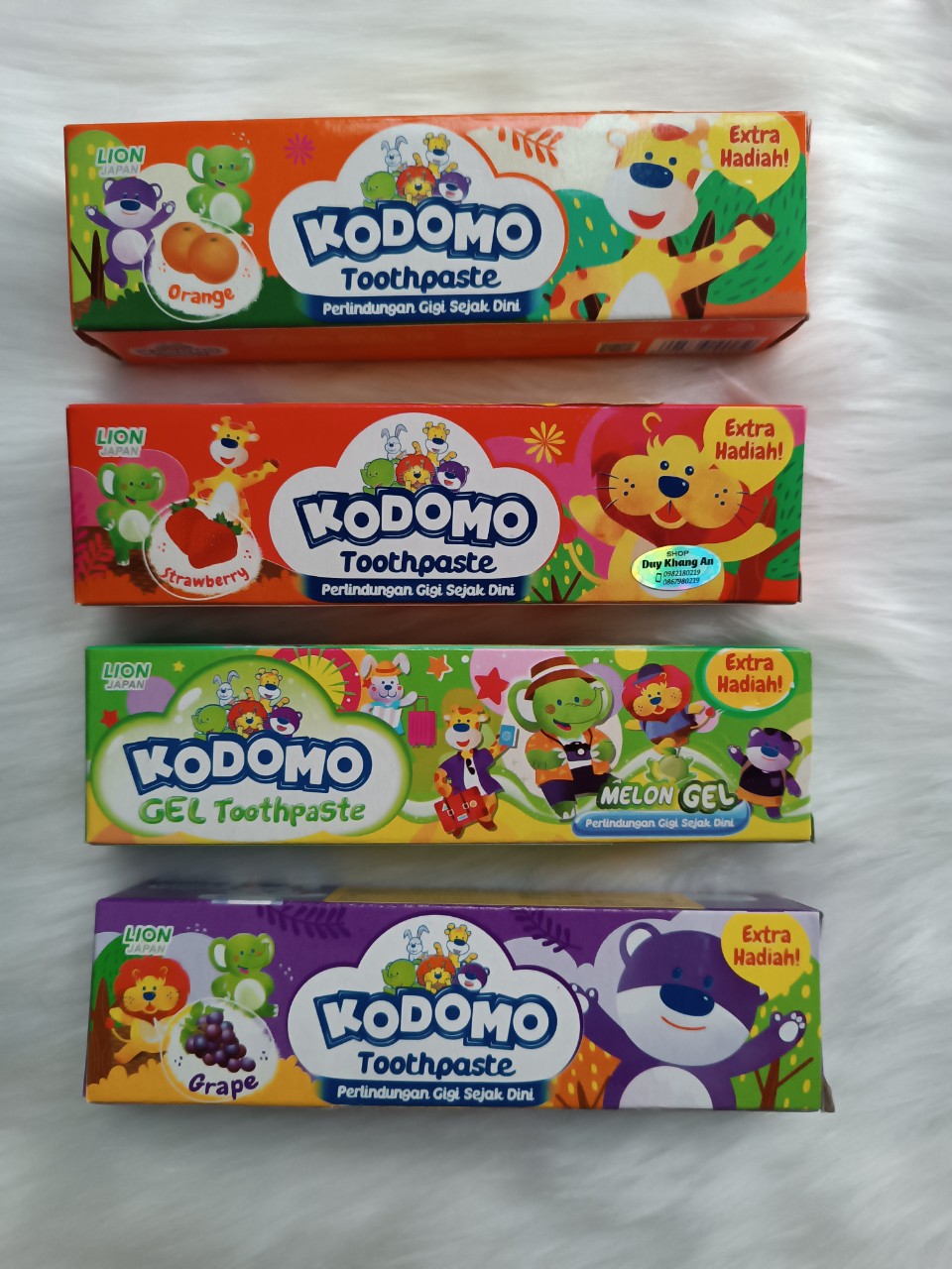 [HCM]Kem đánh răng trẻ em Kodomo 45g Nhập khẩu chính hãng