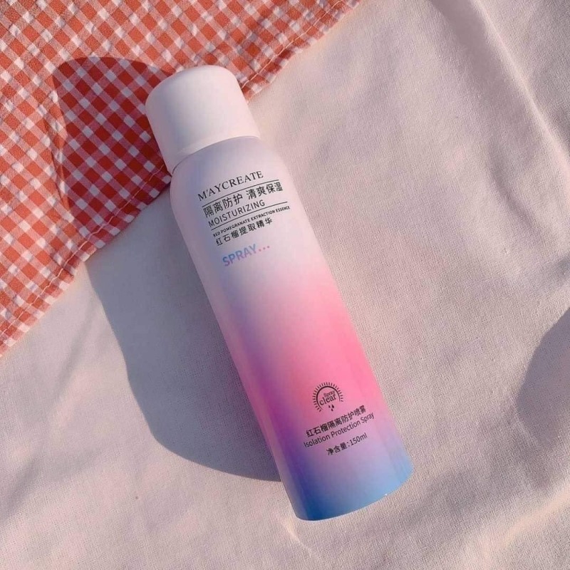 Xịt Chống Nắng Trắng Da Maycreate 150ml Sena Beauty