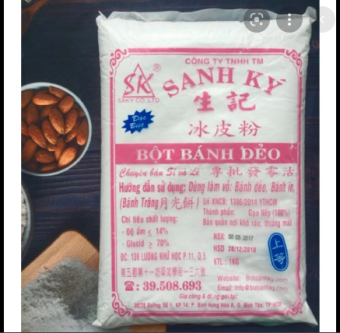 BỘT BÁNH DẺO  SANH  KÝ ( 1KG)  nguyên liệu Làm bánh trung thu