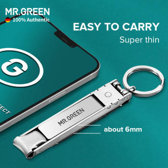 MR.GREEN Đóng Mở Cắt Móng Tay, Kéo Cắt Móng Tay Du Lịch Nhỏ Và Mỏng Dụng Cụ Cắt Móng Tay Bằng Thép Không Gỉ Dũa
