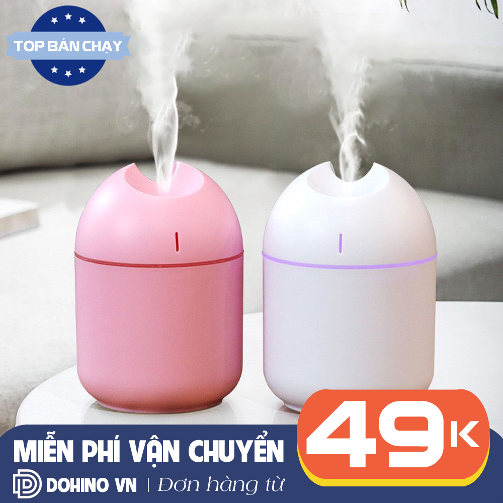 Máy xông hơi mặt mũi họng tinh dầu mini hơi nóng lạnh ngừa Covid làm đẹp da maoer DSMXM88