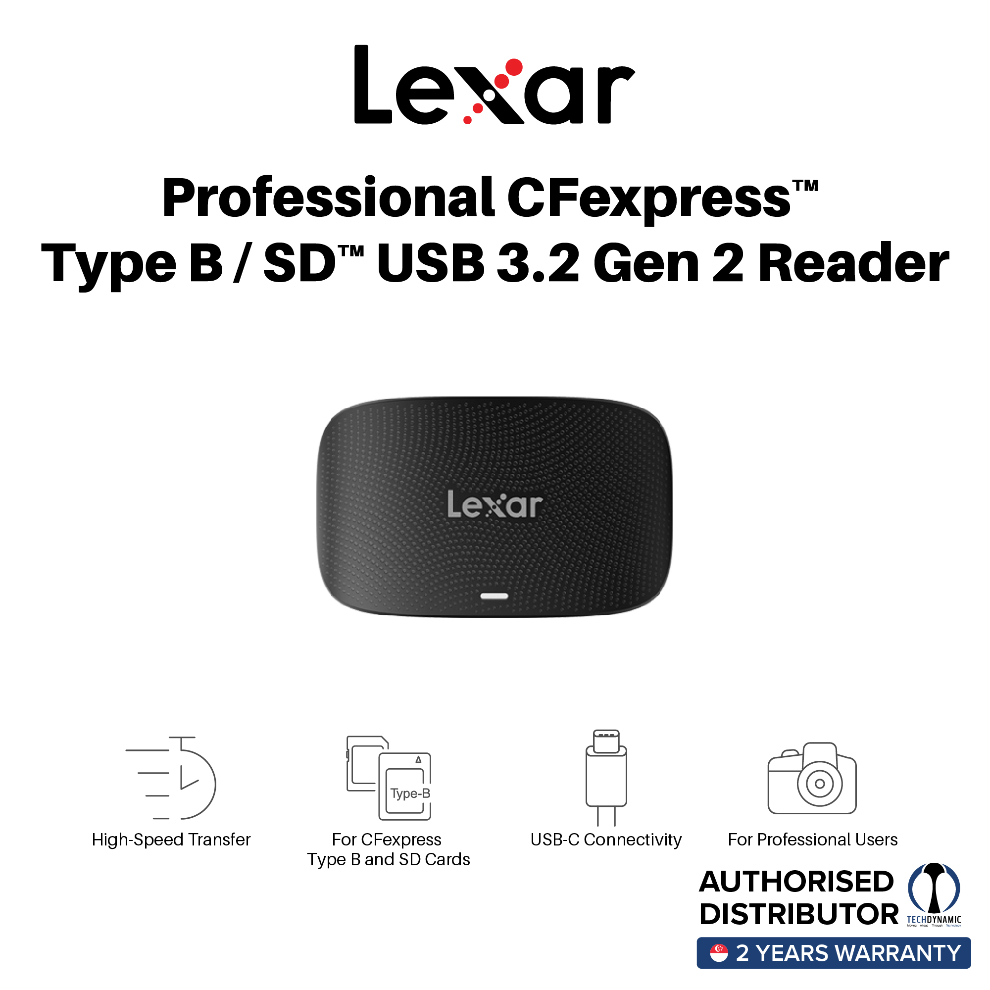 LEXAR RW550 Professional CFexpress Type B / SD USB 3.2 Gen 2 Card