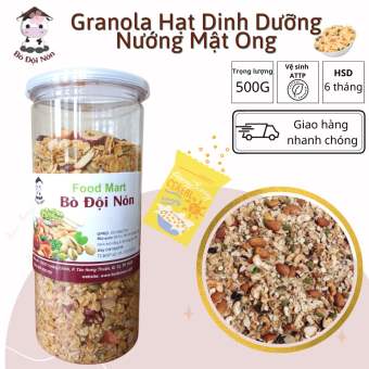 500GR_ GRANOLA HẠT DINH DƯỠNG NƯỚNG MẬT ONG