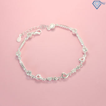 Lắc tay nữ bạc, vòng tay bạc nữ chữ Love LTN0181 - Trang Sức TNJ