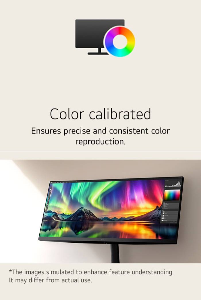 [New] [Online Exclusive] LG 34U511A-B 34" UltraWide™ HDR IPS Display Monitor | sRGB 99% | 100Hz Refresh Rate | HDR10 · v2