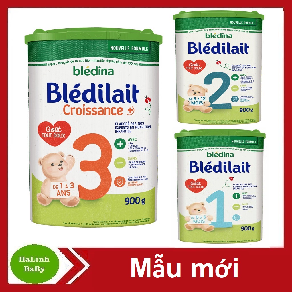 Sữa bột Bledilait đủ số 1.2.3 900g (Date 2025)