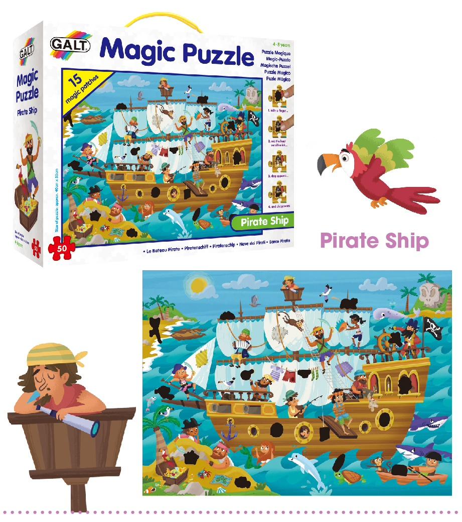galt magic puzzle pirate ship
