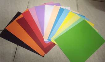 Bộ 10 tờ Giấy bìa cứng màu tím – khổ a4 – giấy đẹp