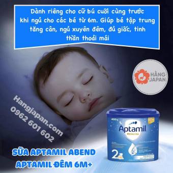Sữa Aptamil đêm Pronutra goodnight số 2 400gr