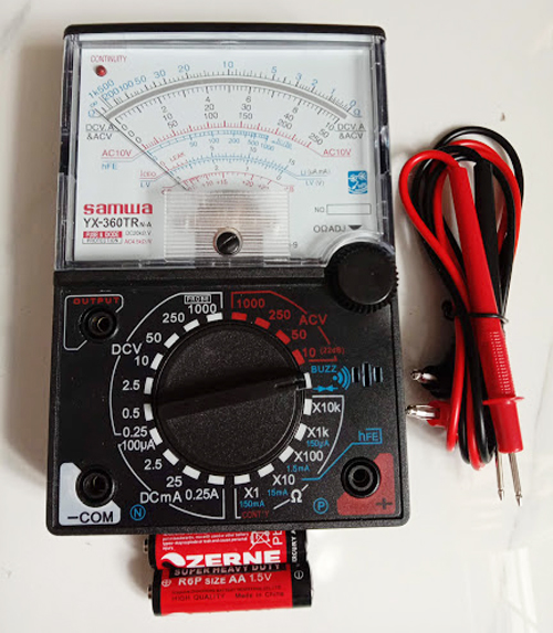 Đồng hồ đo kim vạn năng YX-360TR VOM chuyên sửa điện tử (Đen)