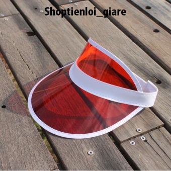 Nón lưỡi trai nữ đi biển, Mũ lưỡi trai nữ đi biển, Nón nhựa nửa đầu phong cách trẻ trung năng động