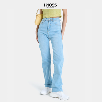 Quần Jeans Nữ Thời Trang HNOSS Form Đứng Ống Suông HNQDA020