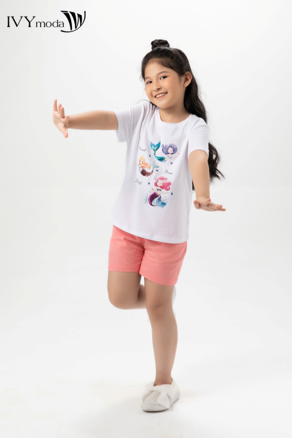 Áo thun nàng tiên cá ivy moda ms 57g1338