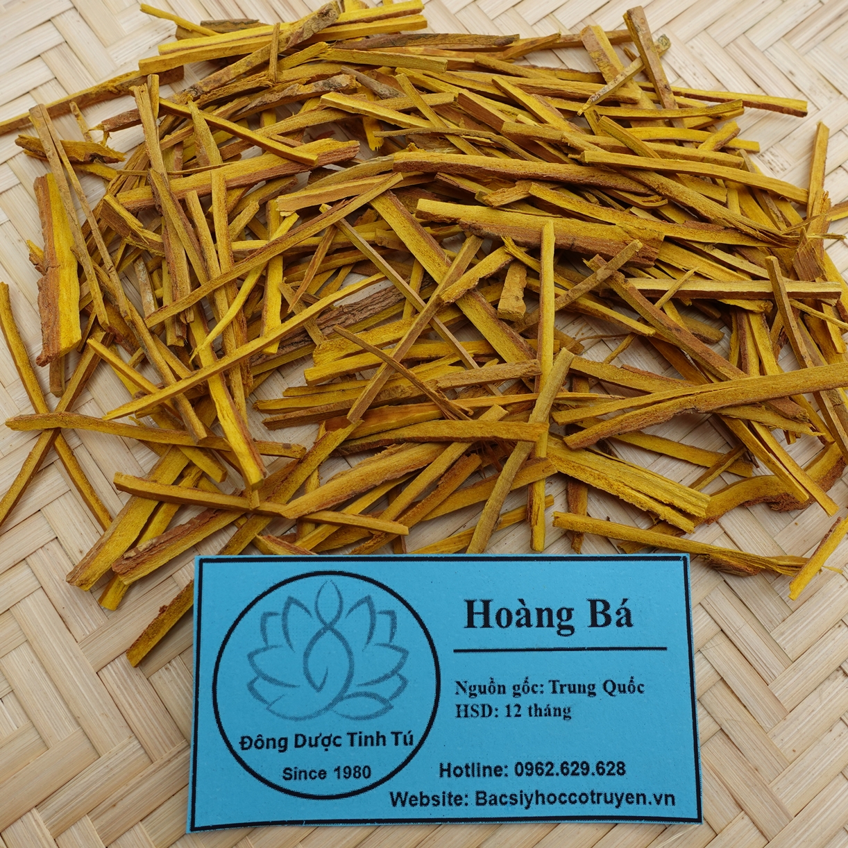 Hoàng bá 100g, dược liệu loại 1, khô, sạch