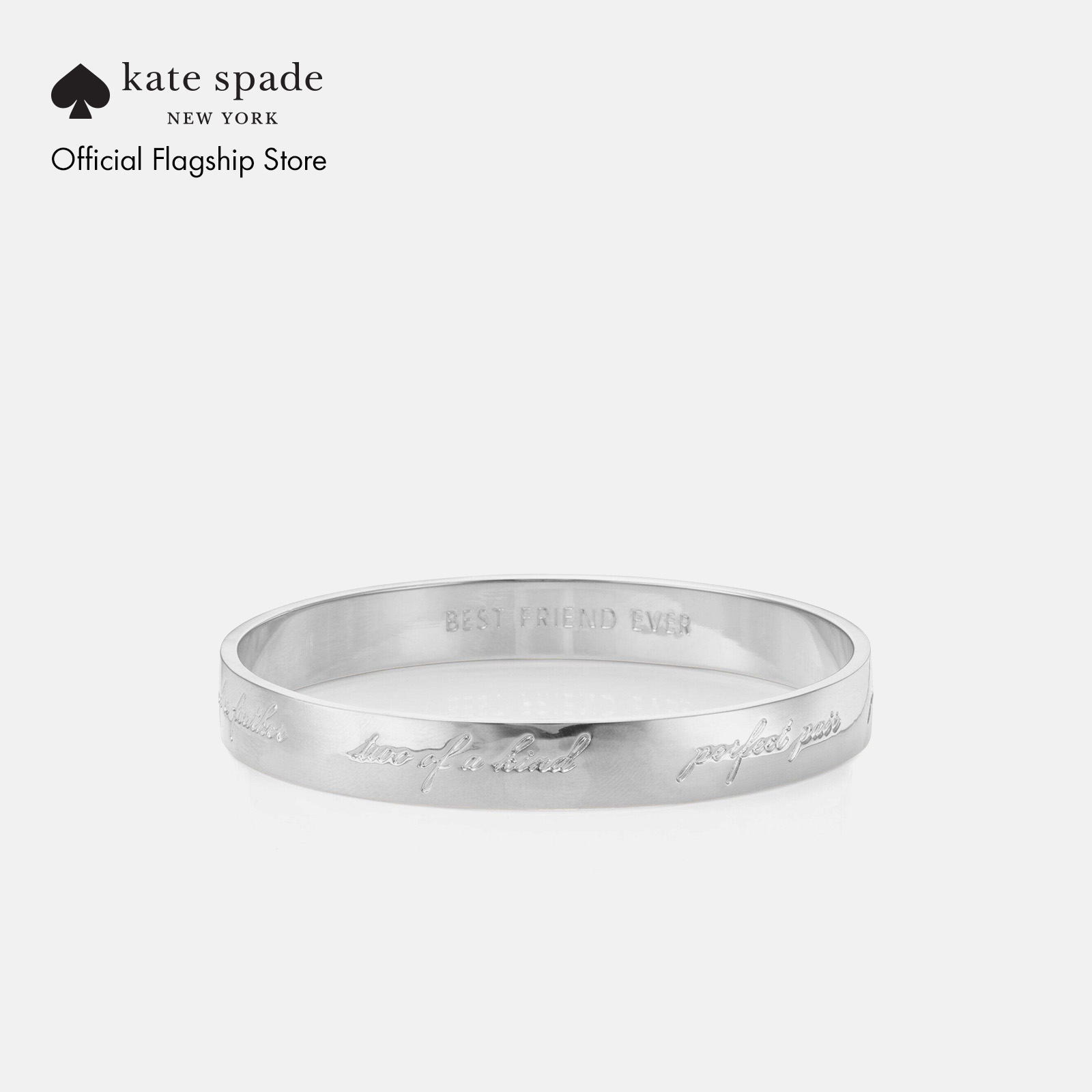 silver kate spade bracelet